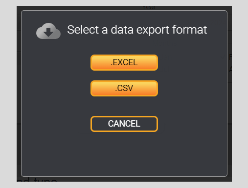 Exporting a report