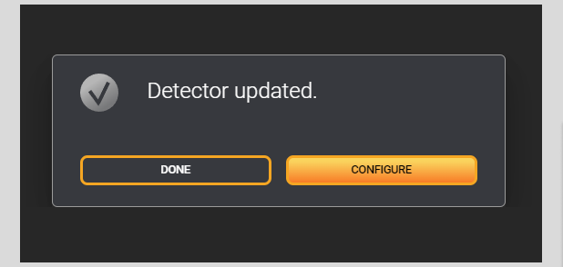 Detector updated