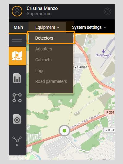 Menu Detectors