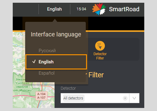 Language selection